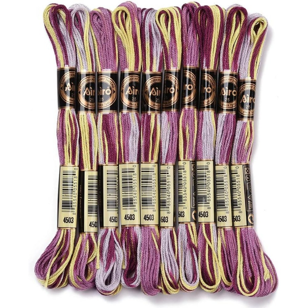 Artwork Craft - 6 Strands Purple Variegated Embroidery Floss