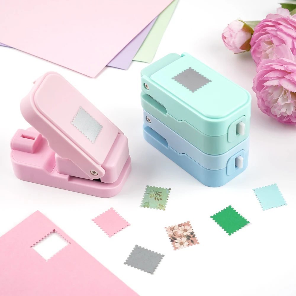 Art Craft Journals - Portable Stackable Stamp Border Puncher Colorful