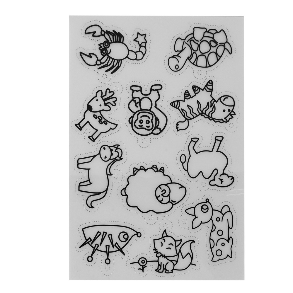 Craft And Art Difference - 8 PCS Cute Animal Heat Shrink
