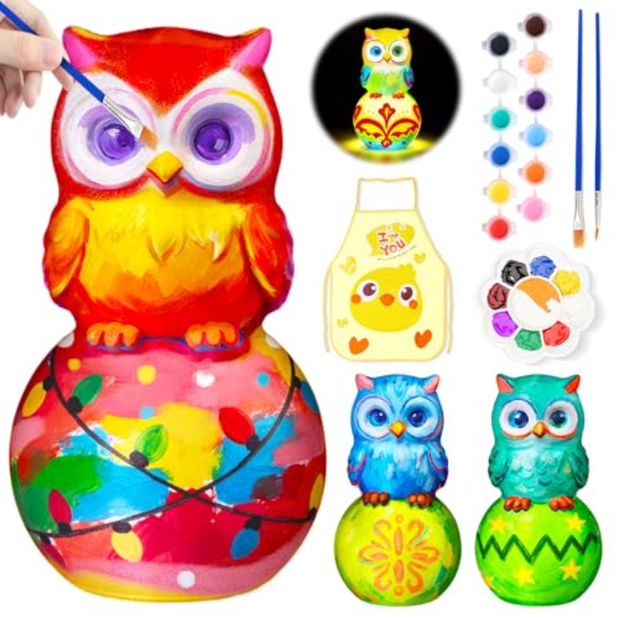Art Craft Diy - Paint Your Own Lamp Kit, Arts