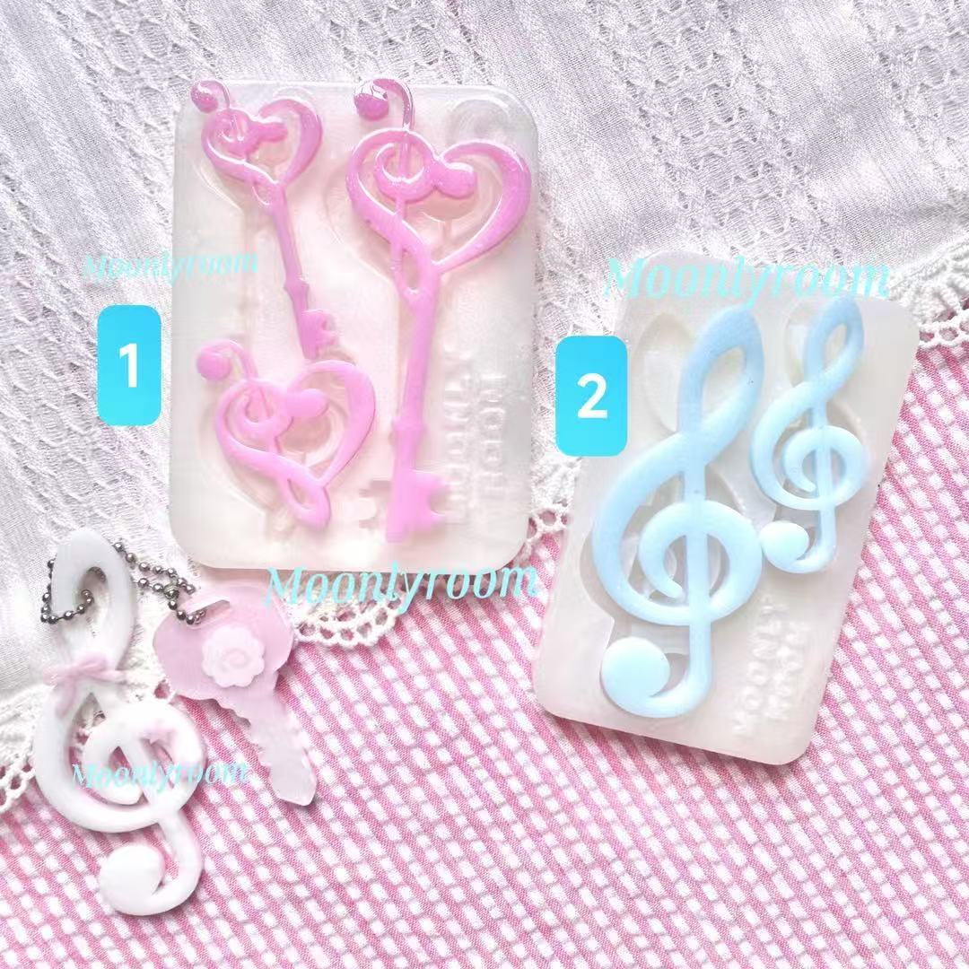 Art Craft Model - Musical Note Accessories Resin Casting Mold