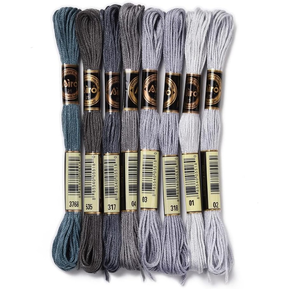 Artwork Craft - 8 Skeins 70 Yards Grey Friendship