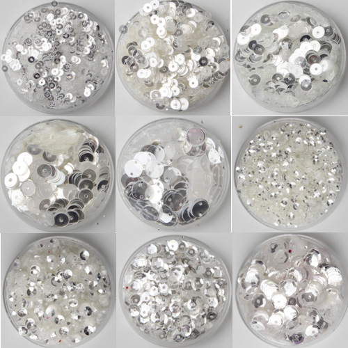 Eco Art Craft - 30grams 3-25mm Crystal Transparent Loose Sequins