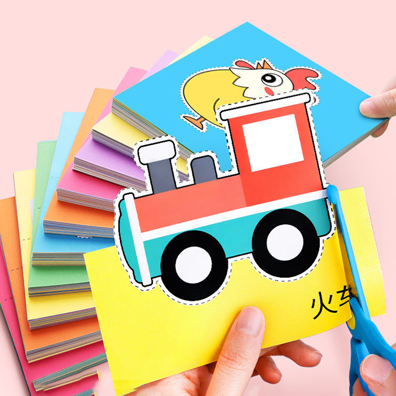 Art Craft Books - 96Pcs Fun Paper Cutting Set, Paper