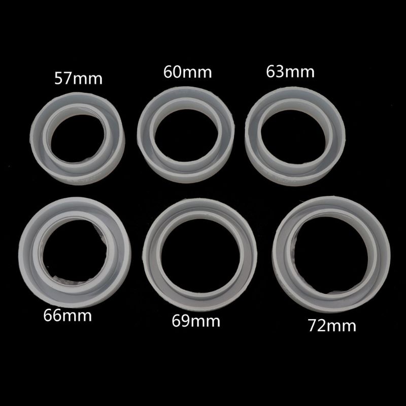 Craft And Art Difference - 6 Different Sizes Silicone Jewelry Mold