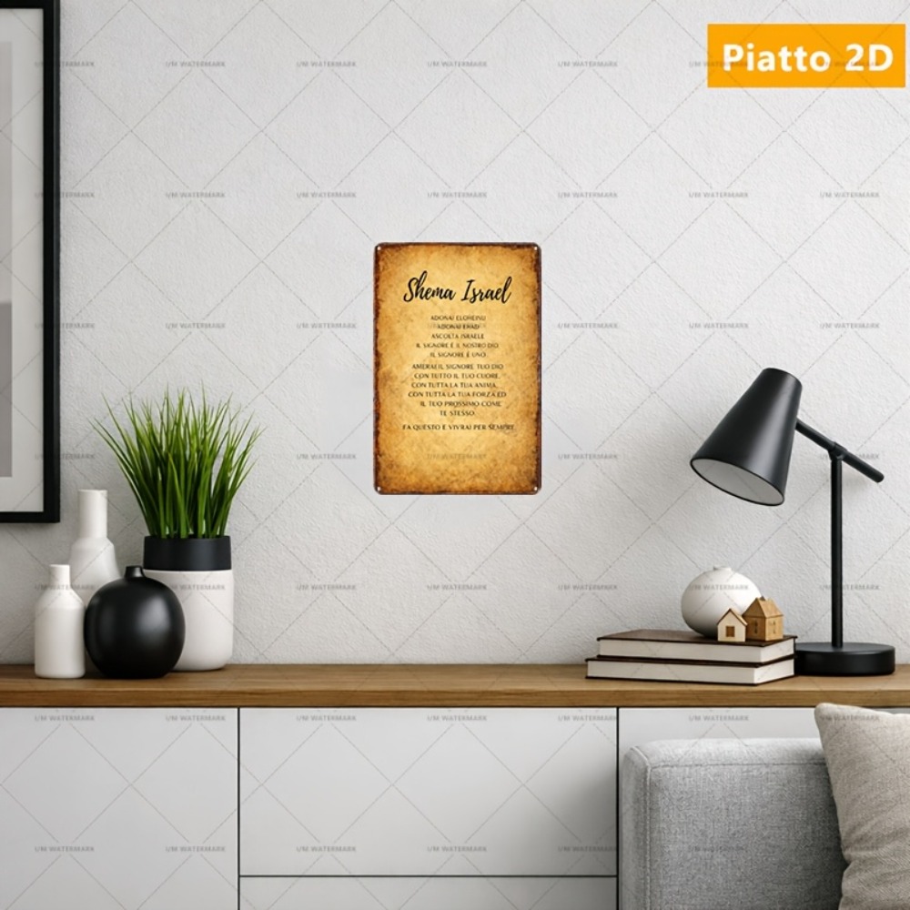 Art & Craft Tape - CIFBUY Hebrew Scripture Aluminum Wall Art