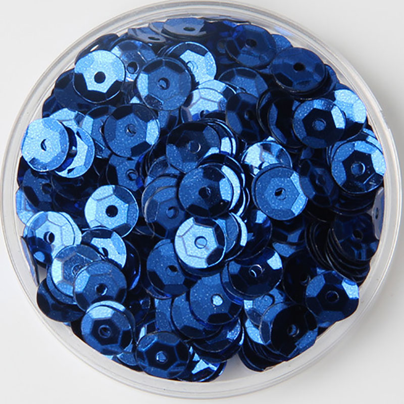 Eco Art Craft - Sequins 3/4/5/6/8/10mm/ PVC Concave Round Loose
