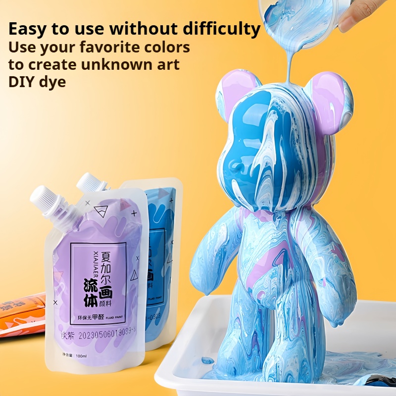 Multi-colour /100ML/xiajiaer F - Acrylic Pour Paint review and price