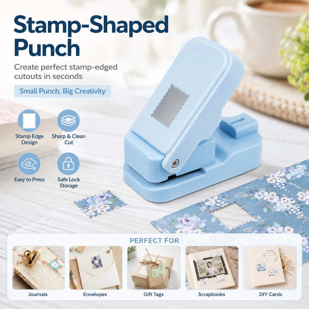 Postage Stamp Edge Paper Punch - Artwork Craft review and price