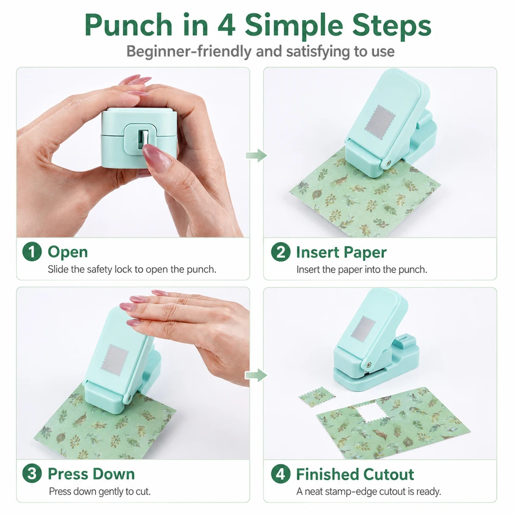 Postage Stamp Edge Paper Punch - Artwork Craft review and price
