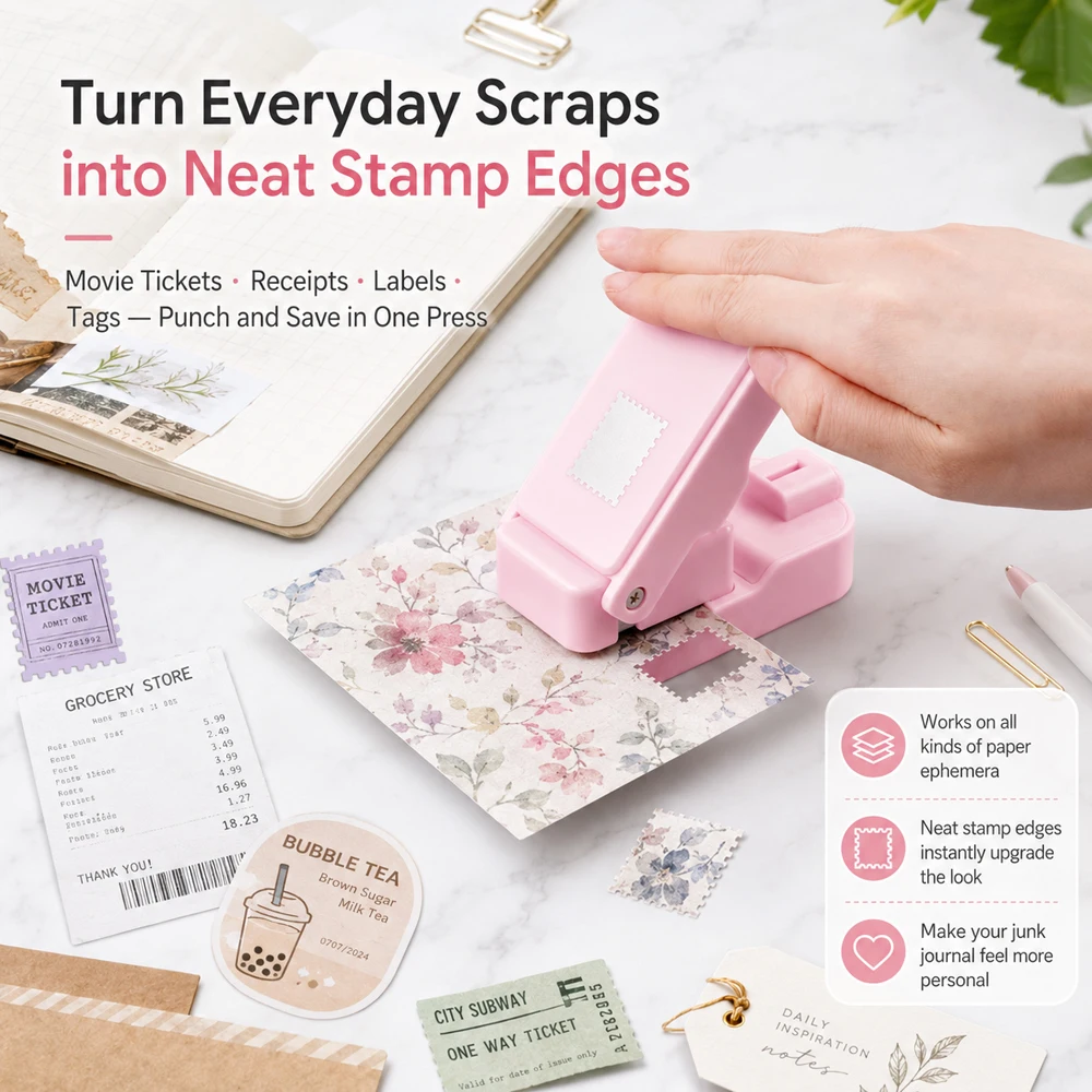 Postage Stamp Edge Paper Punch - Artwork Craft review and price
