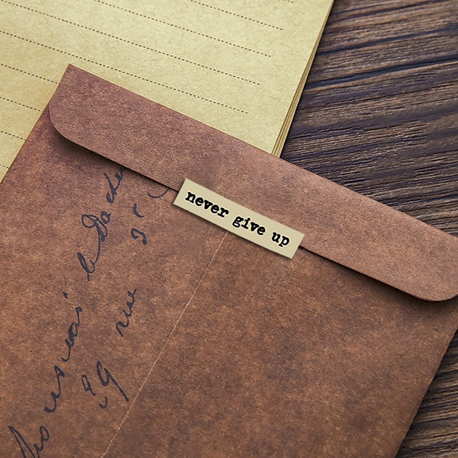 8pcs Brown Notes Quote Sticker - Art Craft Journals review and price