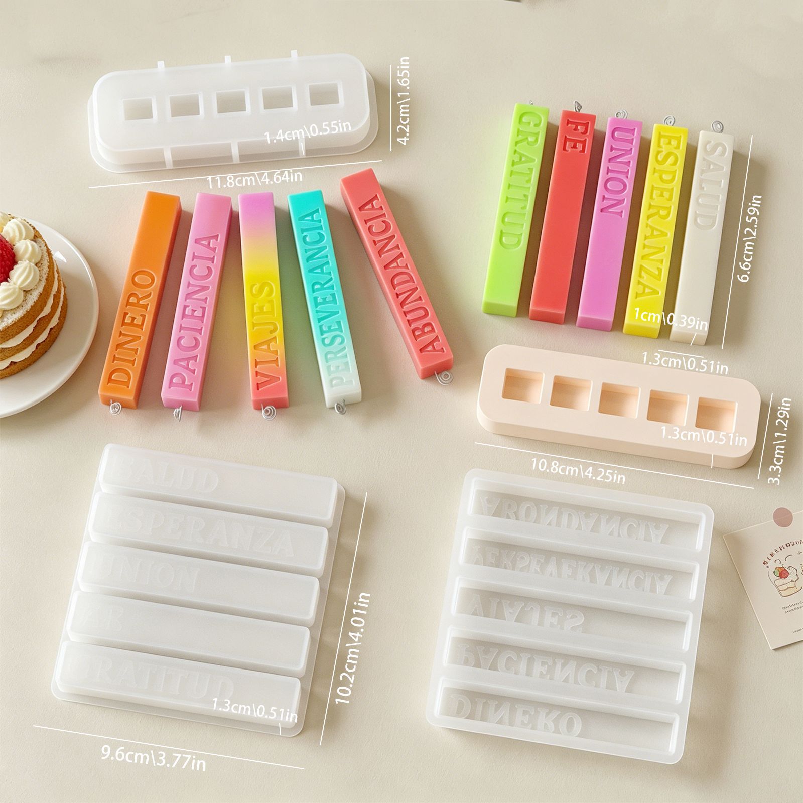 Long Strip Candle Mold Clear P - Art Craft Course review and price