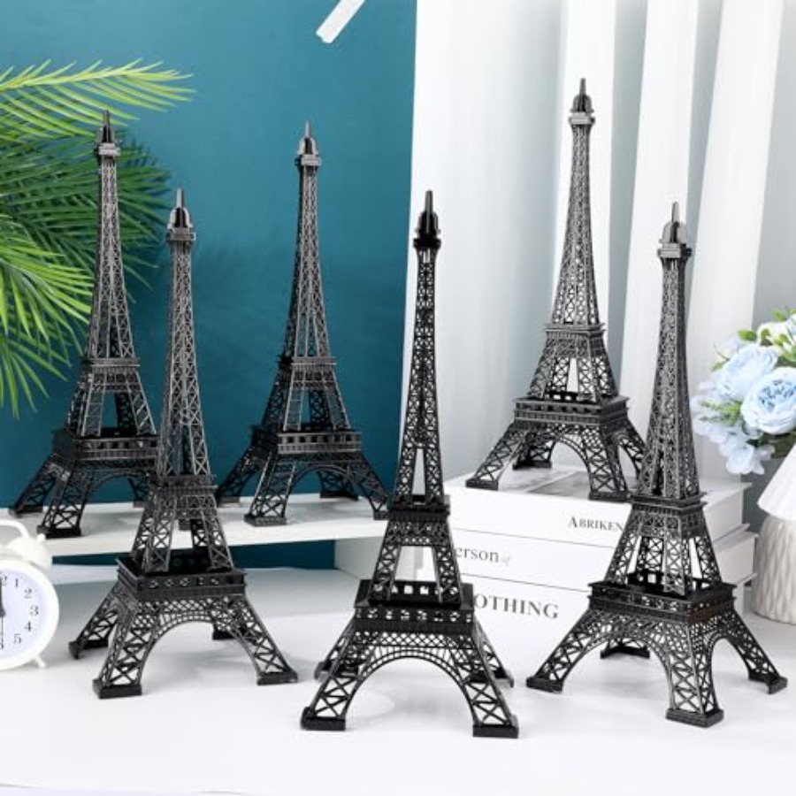 6 Pcs 15'' Eiffel Tower Statue - Art Craft Model review and price