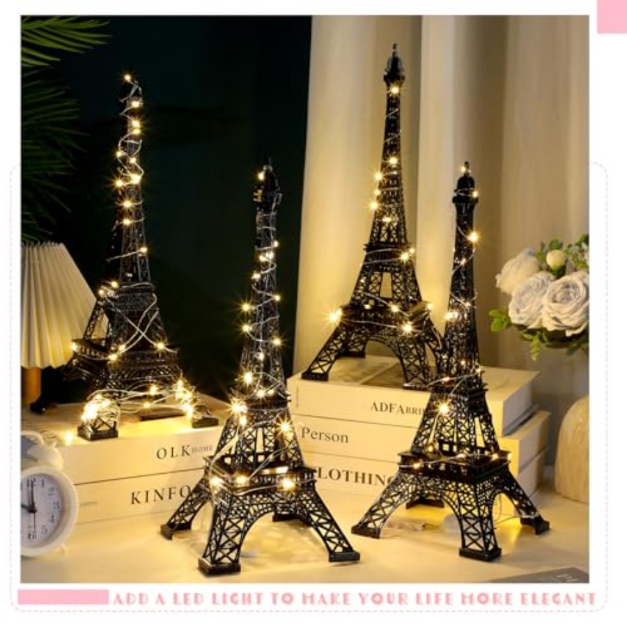6 Pcs 15'' Eiffel Tower Statue - Art Craft Model review and price