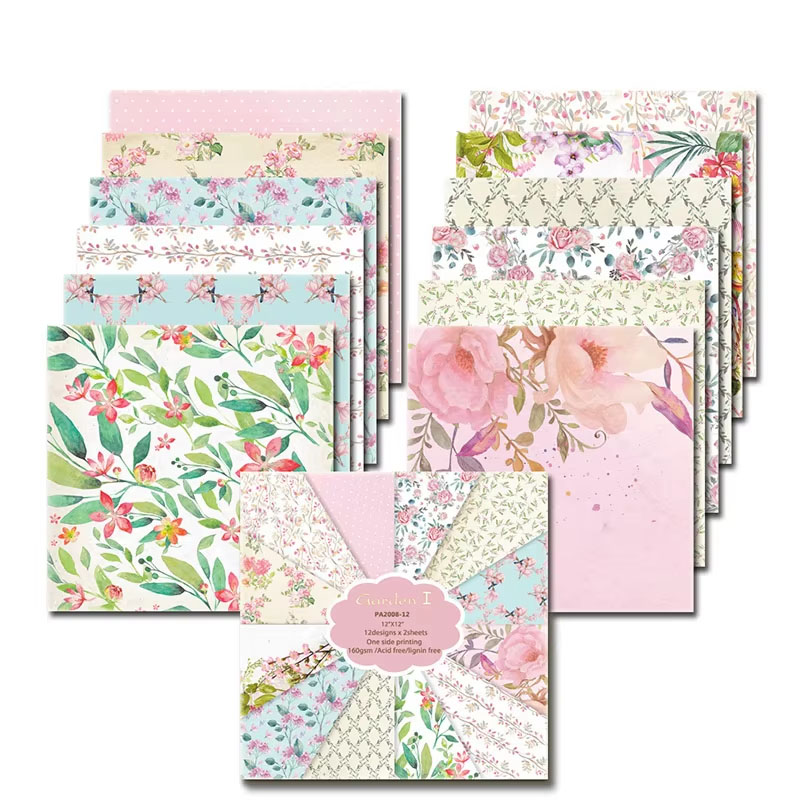 24 Sheets 30x30cm Scrapbook Pa - Art Craft Journals review and price