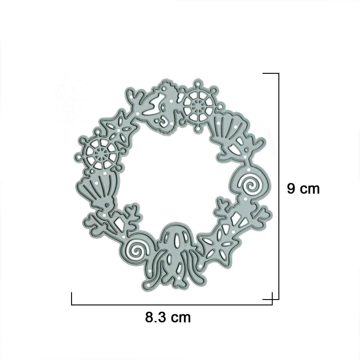 Small Nauticl Wreath Ocean Met - Art Craft Jellyfish review and price
