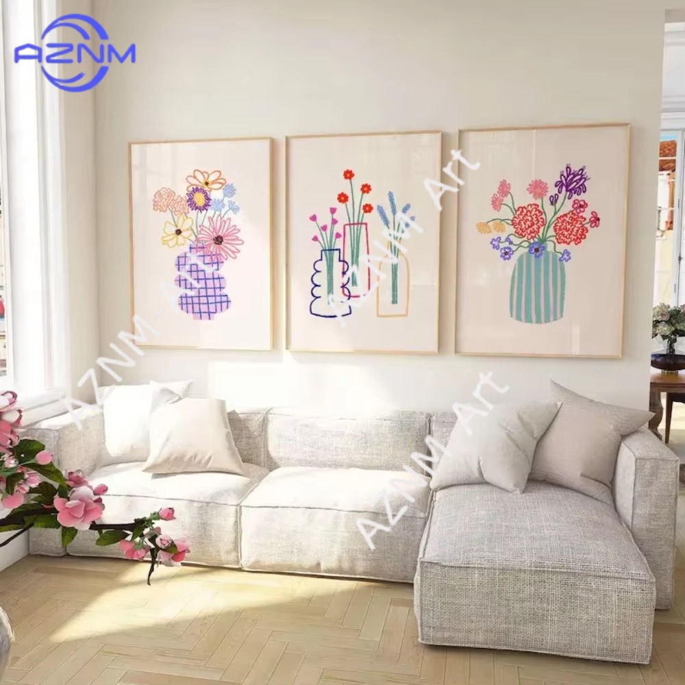 1/3pcs Abstract Flower Vase Pa - Art Craft Vase review and price