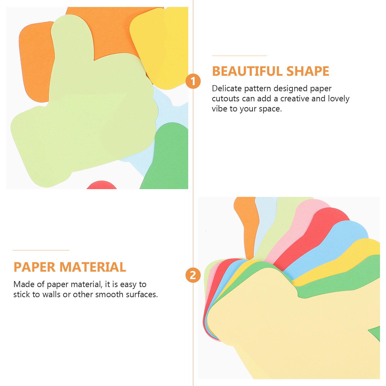54Pcs Delicate Paper Cutouts C - Art Craft Diy review and price