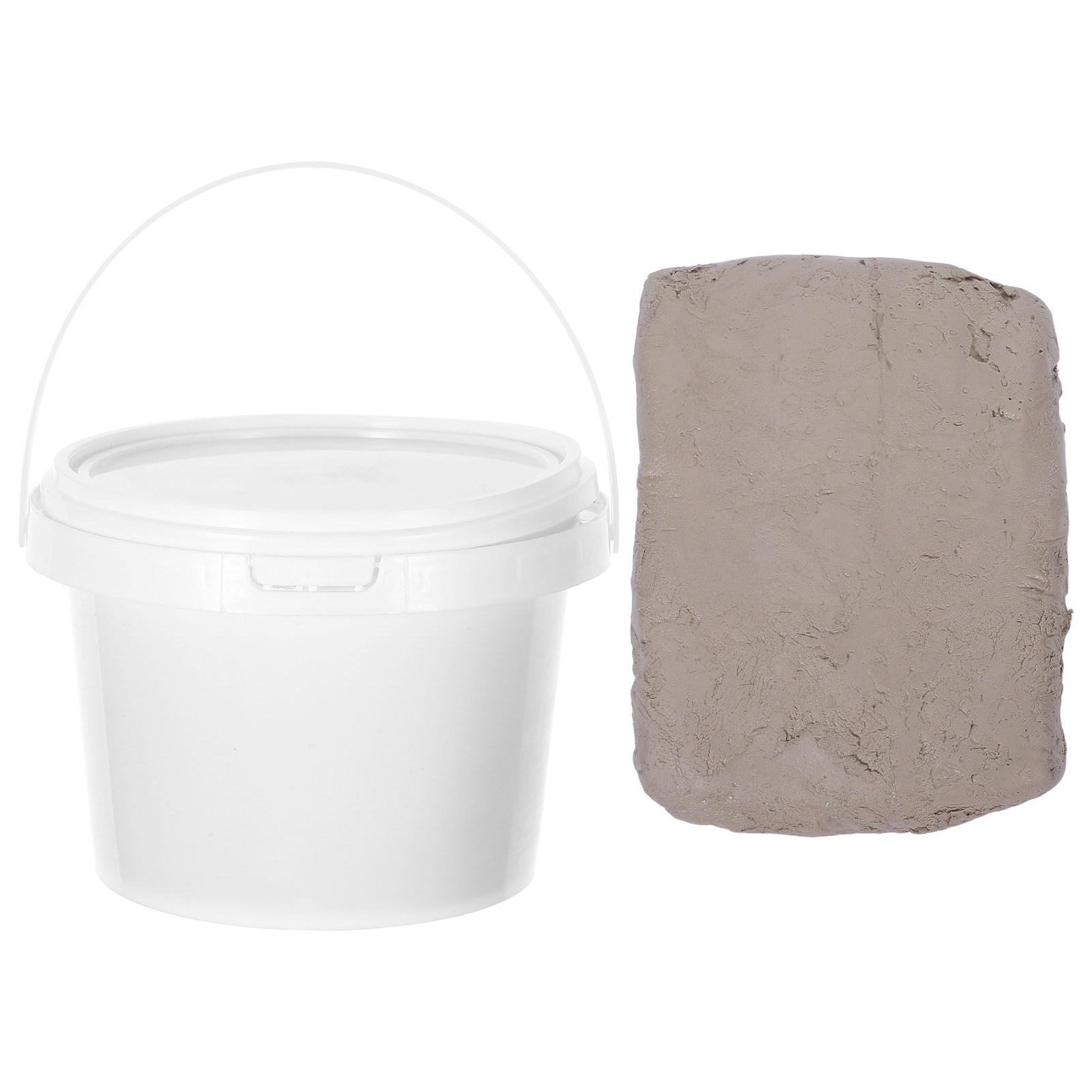 1Set Air Dry Clay White Bucket - Art Craft Model review and price