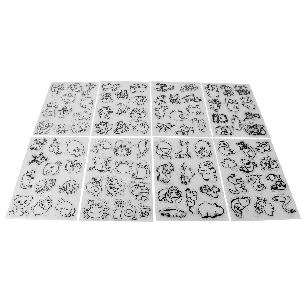 8 PCS Cute Animal Heat Shrink  - Craft And Art Difference review and price