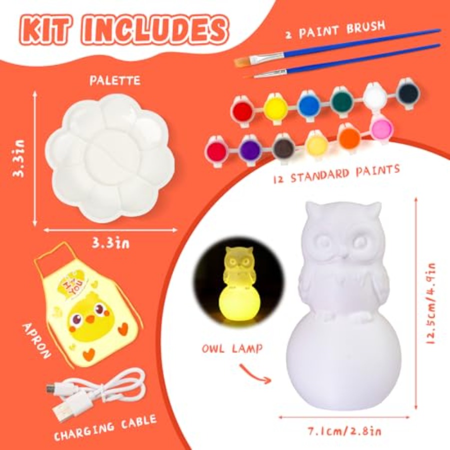 Paint Your Own Lamp Kit, Arts  - Art Craft Diy review and price