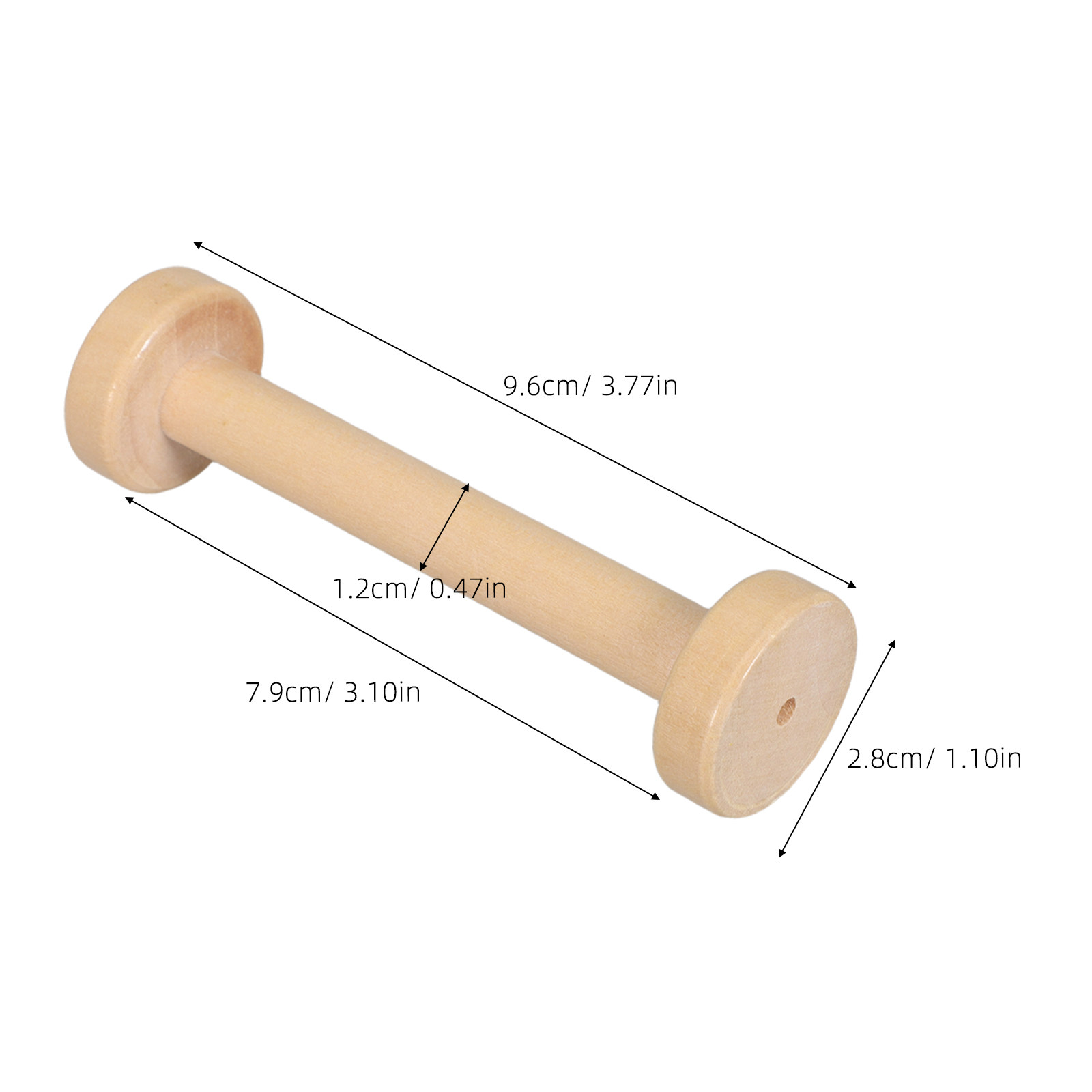 5Pcs Wooden Spools Natural Vin - Artwork Craft review and price