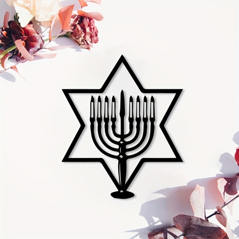 CIFBUY Metal Wall Art Menorah  - Art & Craft Tape review and price