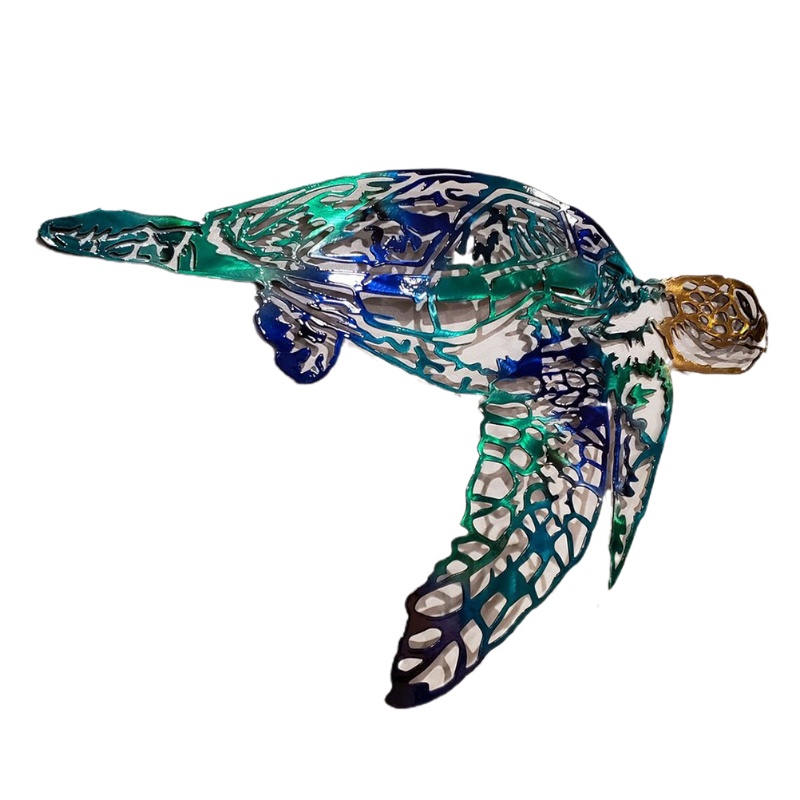 Metal Art Sailfish Sea Turtle  - Art Craft Jellyfish review and price