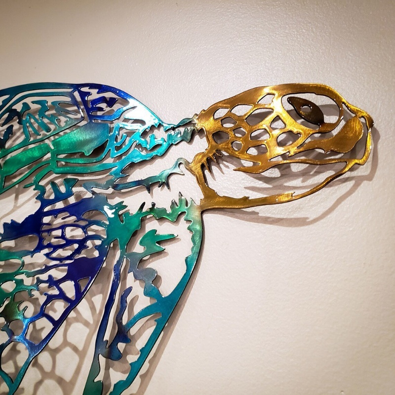 Metal Art Sailfish Sea Turtle  - Art Craft Jellyfish review and price