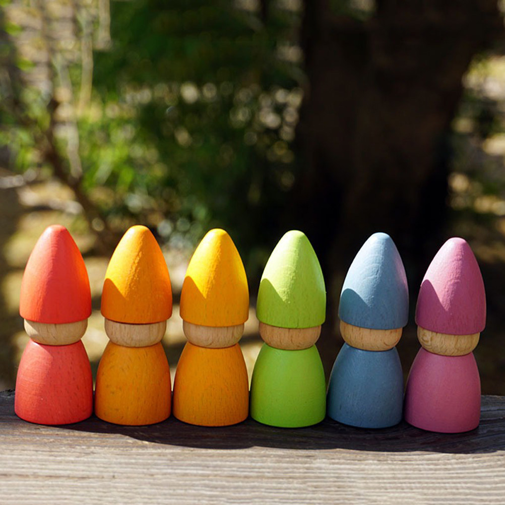 6Pcs Wooden Peg People Unpaint - Art Craft Diy review and price