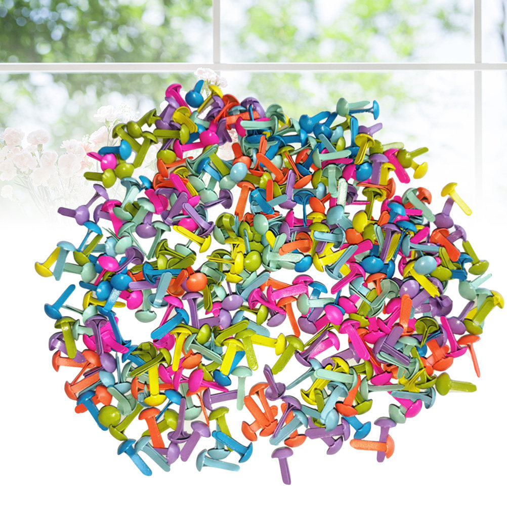 100Pcs Craft Brads Assorted So - Art Craft Journals review and price