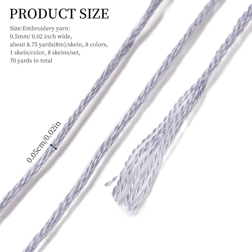 8 Skeins 70 Yards Grey Friends - Artwork Craft review and price