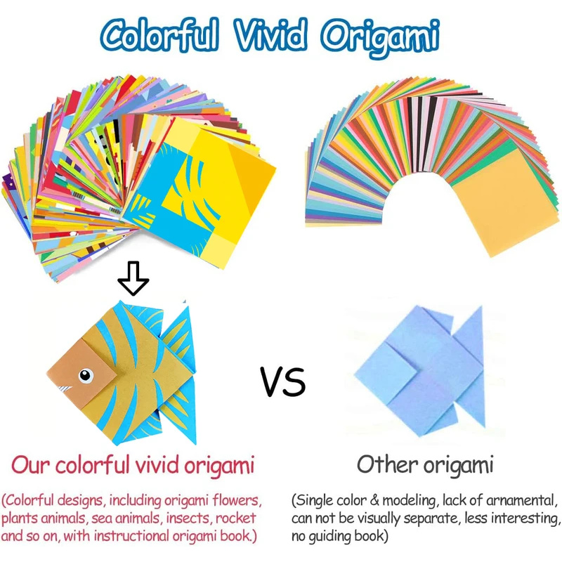 Origami Kit with 30/96 Sheets  - Art Craft Books review and price