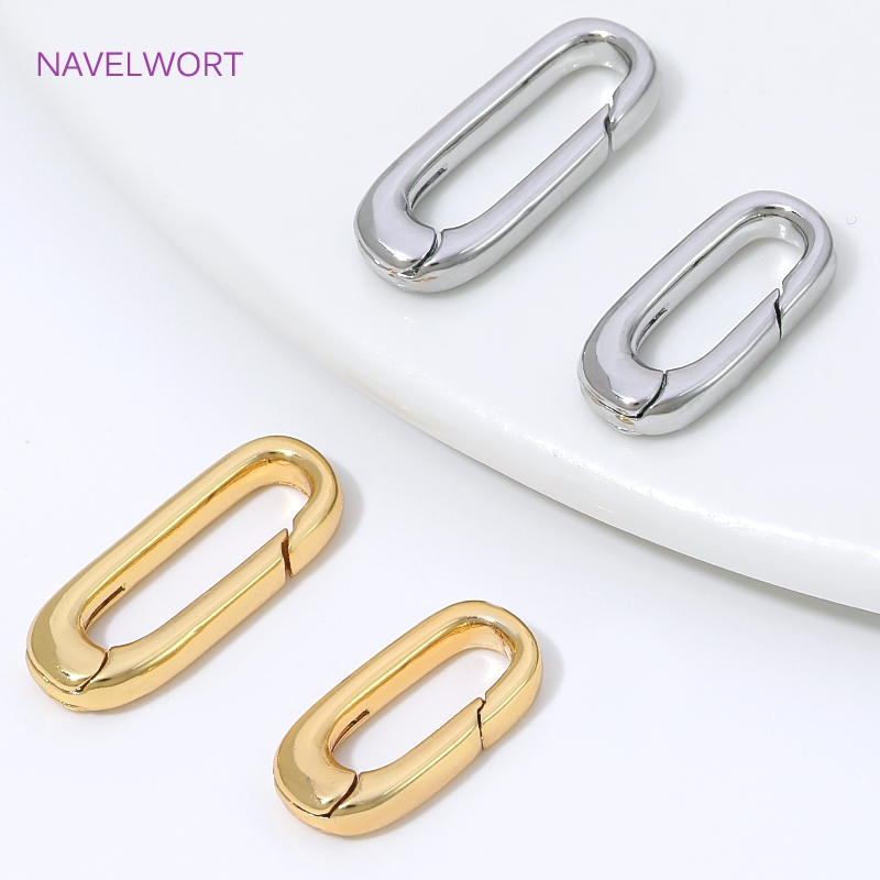 1/2/4Pcs 18K Gold Plated Oval  - Art Craft Diy review and price