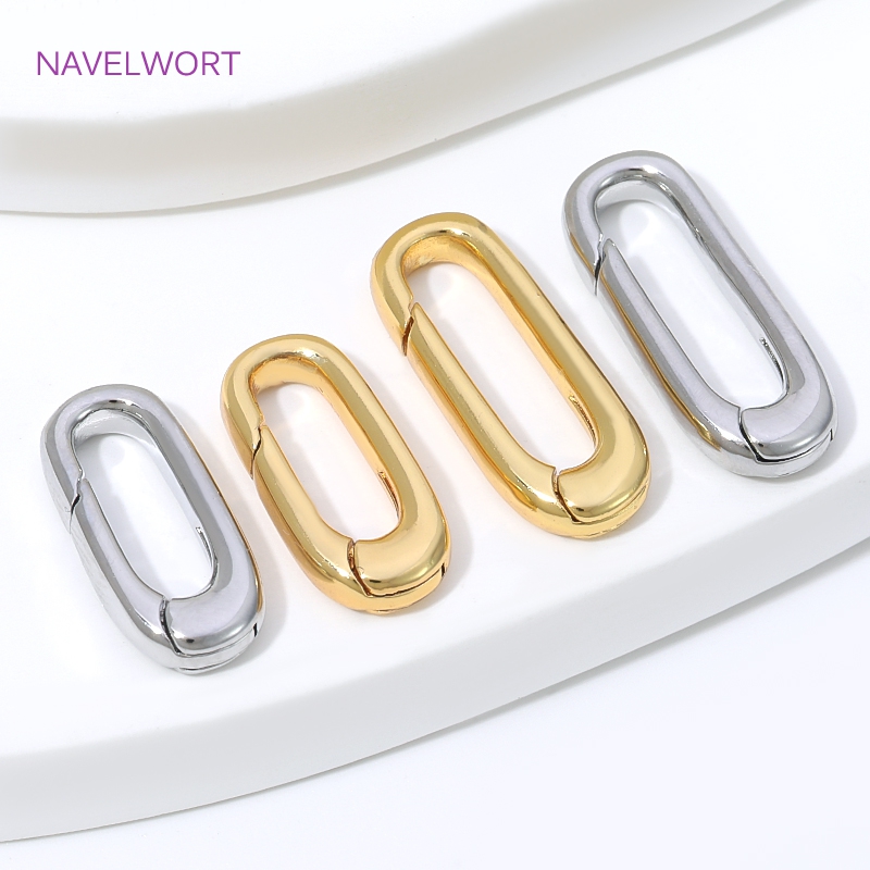 1/2/4Pcs 18K Gold Plated Oval  - Art Craft Diy review and price