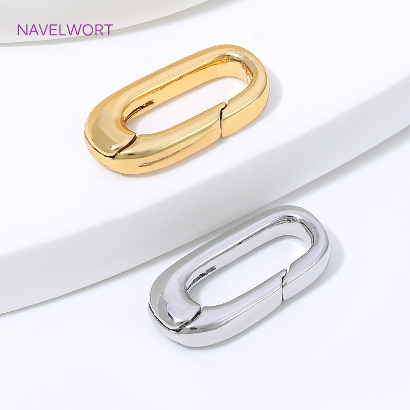 1/2/4Pcs 18K Gold Plated Oval  - Art Craft Diy review and price