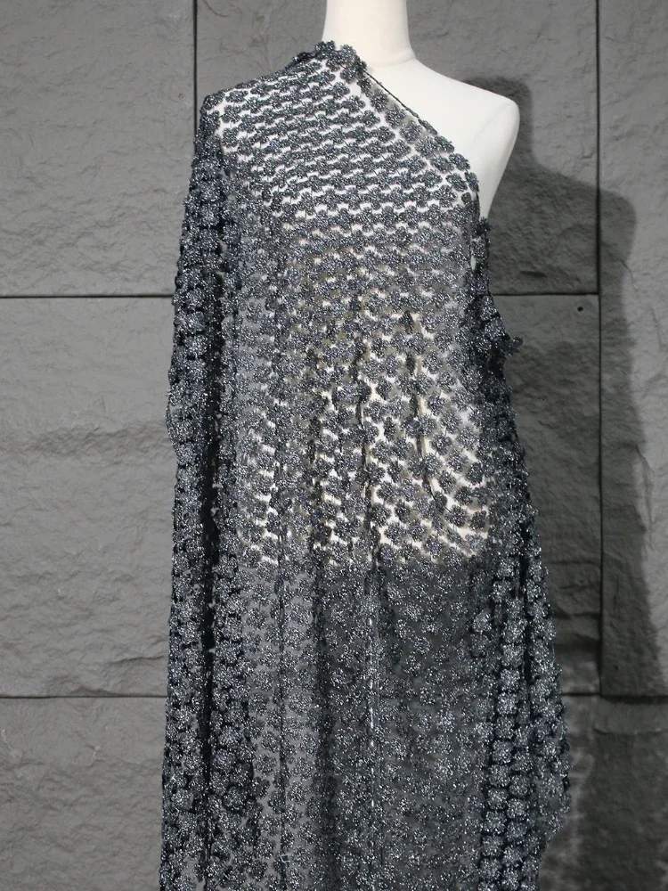 Mesh Fabric Black White Checke - Art Craft Upholstery review and price