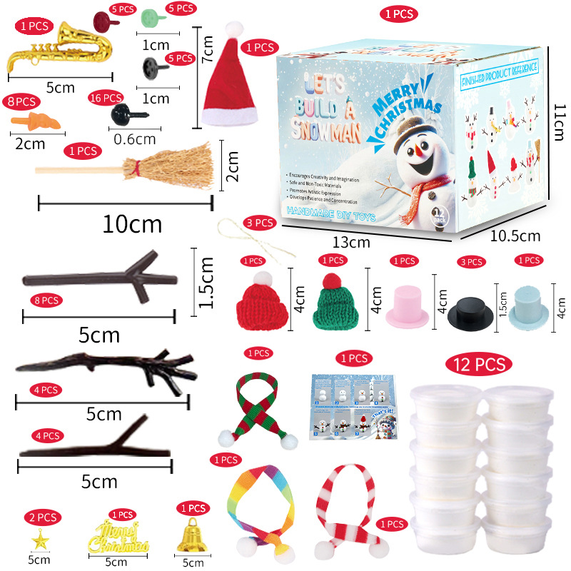 12 DIY Snowman set toys, Chris - Art Craft Upholstery review and price