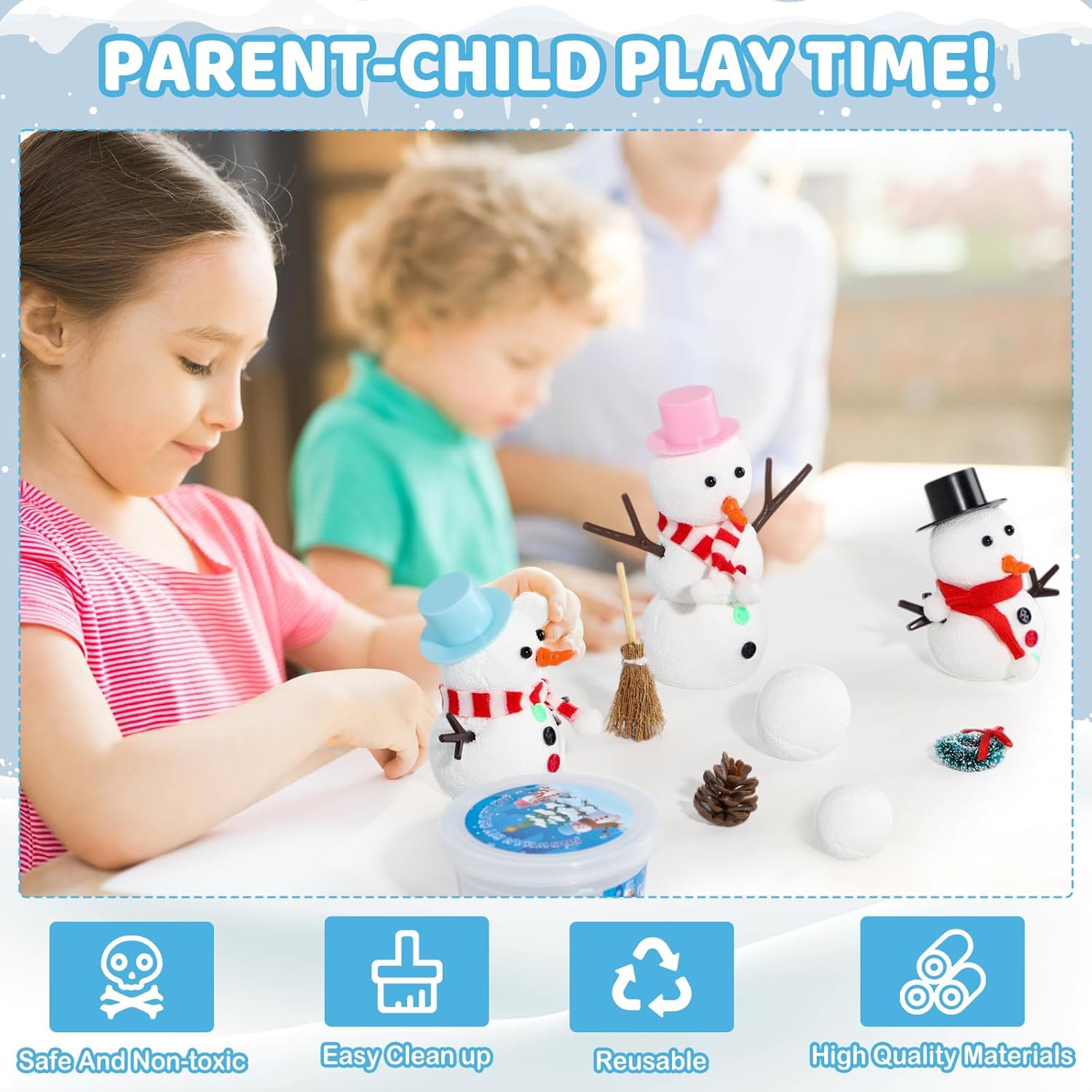 12 DIY Snowman set toys, Chris - Art Craft Upholstery review and price