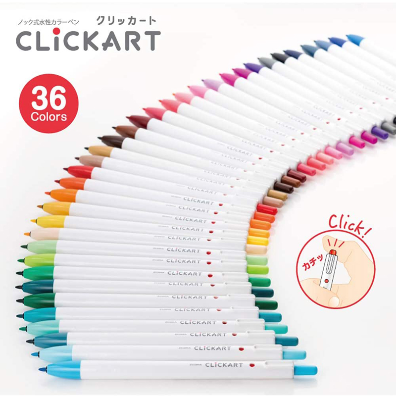 6/12/36/48Colors ZEBRA Clickar - Zebra Pen Sarasa review and price