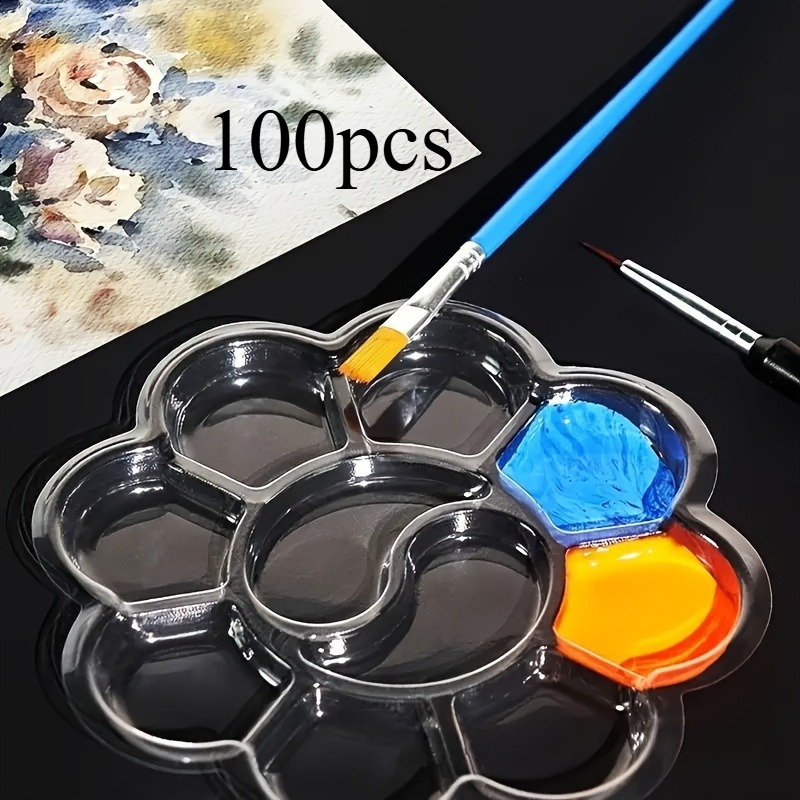 100pcs Disposable Flower Shape - Acrylic Pour Paint review and price
