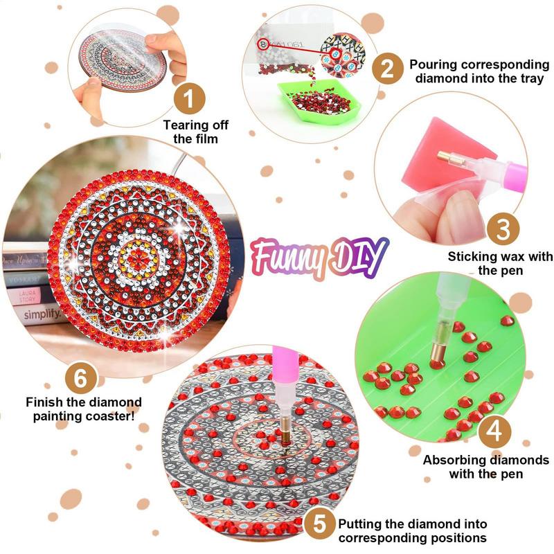Gem Art Coasters Craft Kits Pa - Eco Art Craft review and price