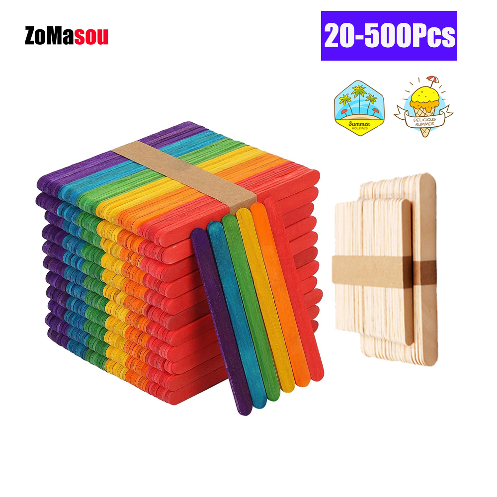 20/100/500Pcs Ice Cream Popsic - Eco Art Craft review and price