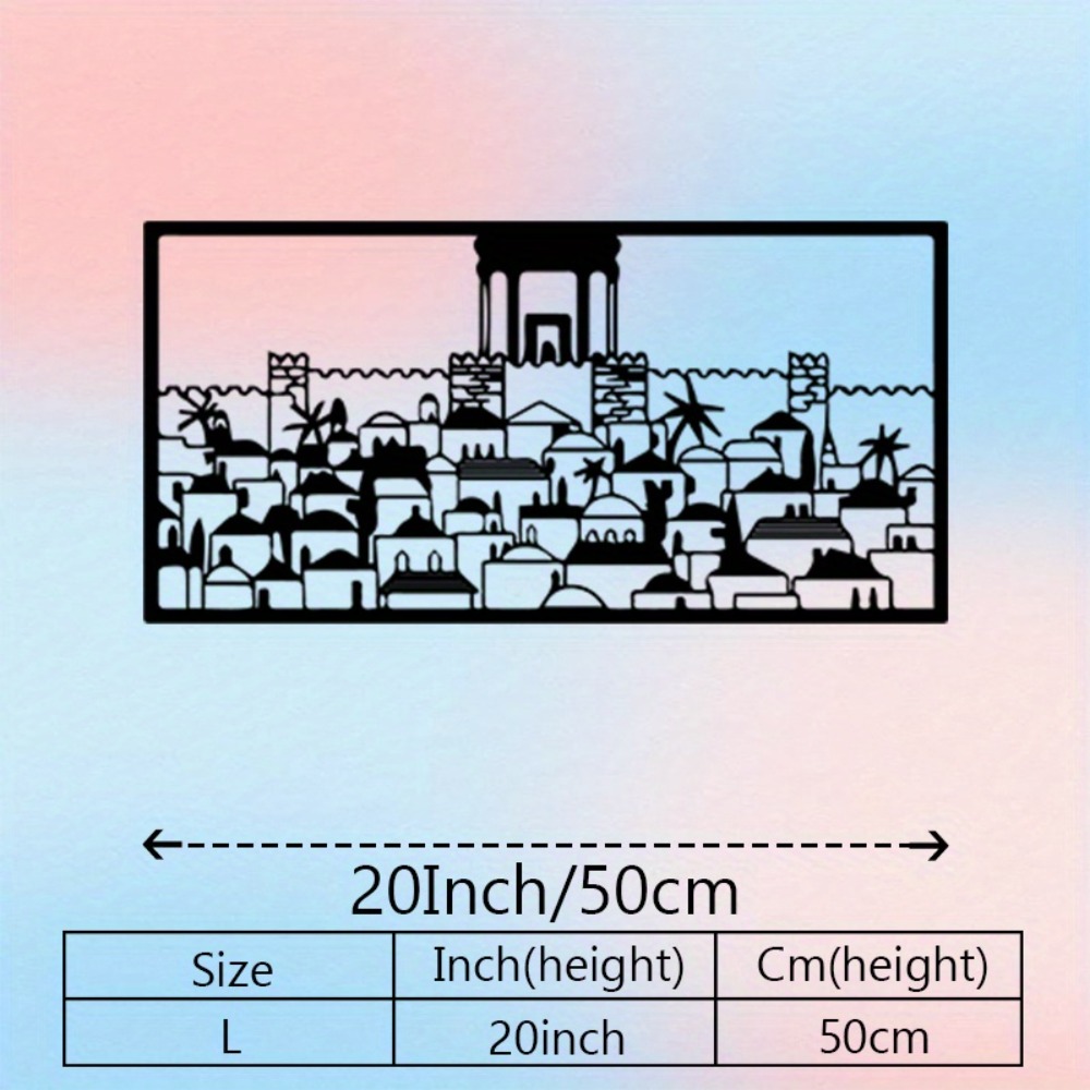 CIFBUY Metal Wall Art Jerusale - Art & Craft Tape review and price