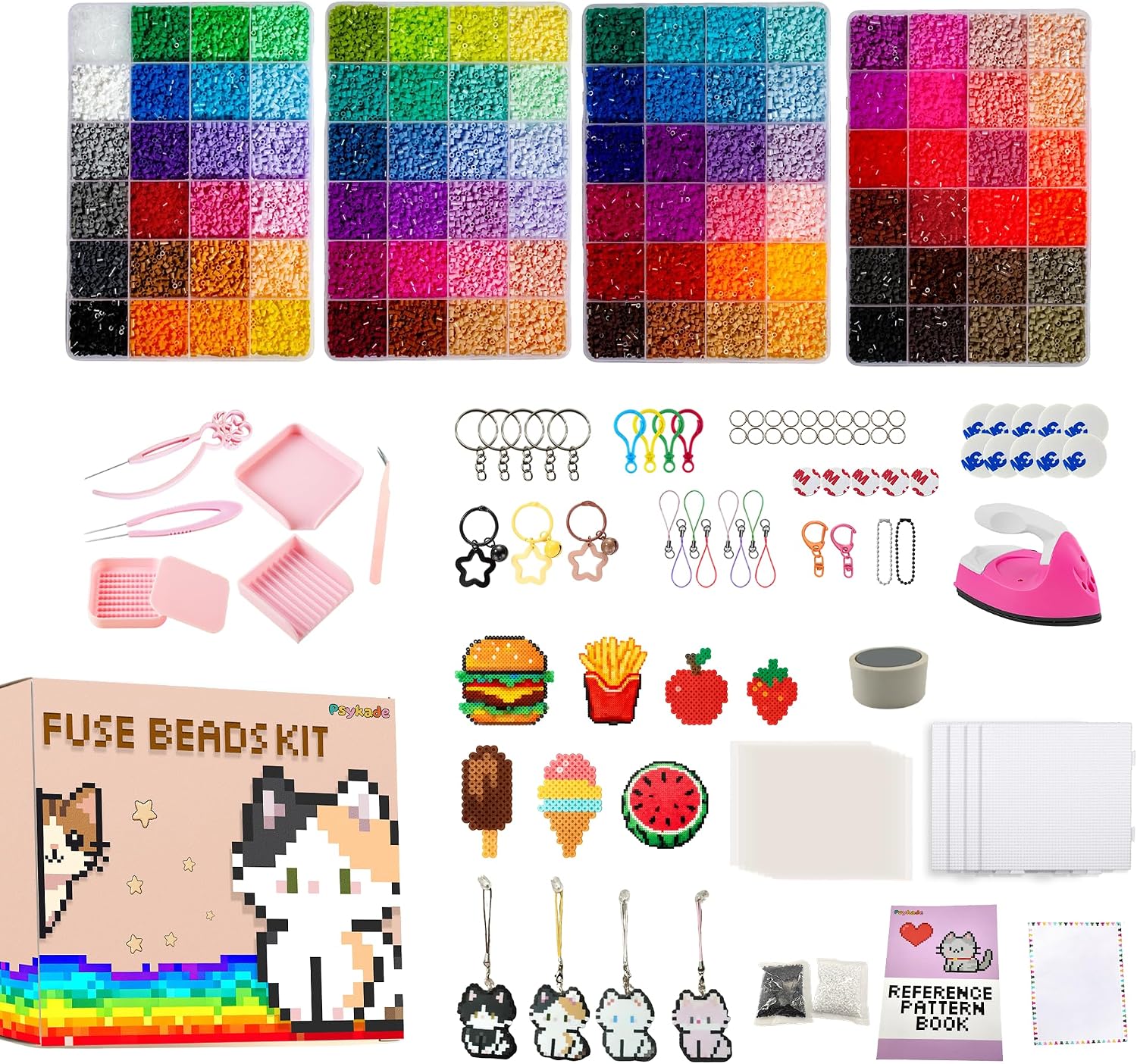 Fuse Beads Kit-Easy DIY-96 Col - Art Craft Diy review and price