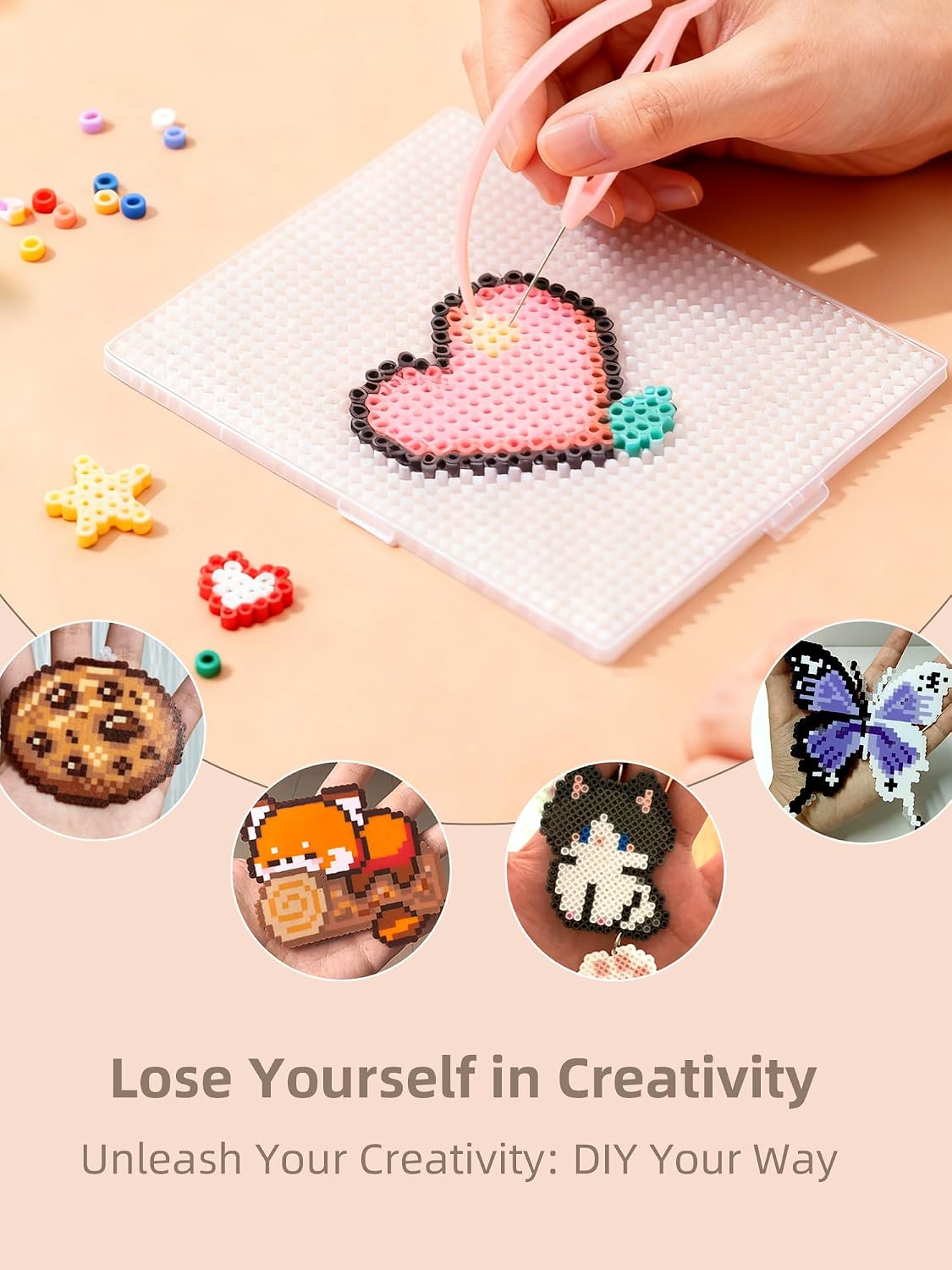 Fuse Beads Kit-Easy DIY-96 Col - Art Craft Diy review and price